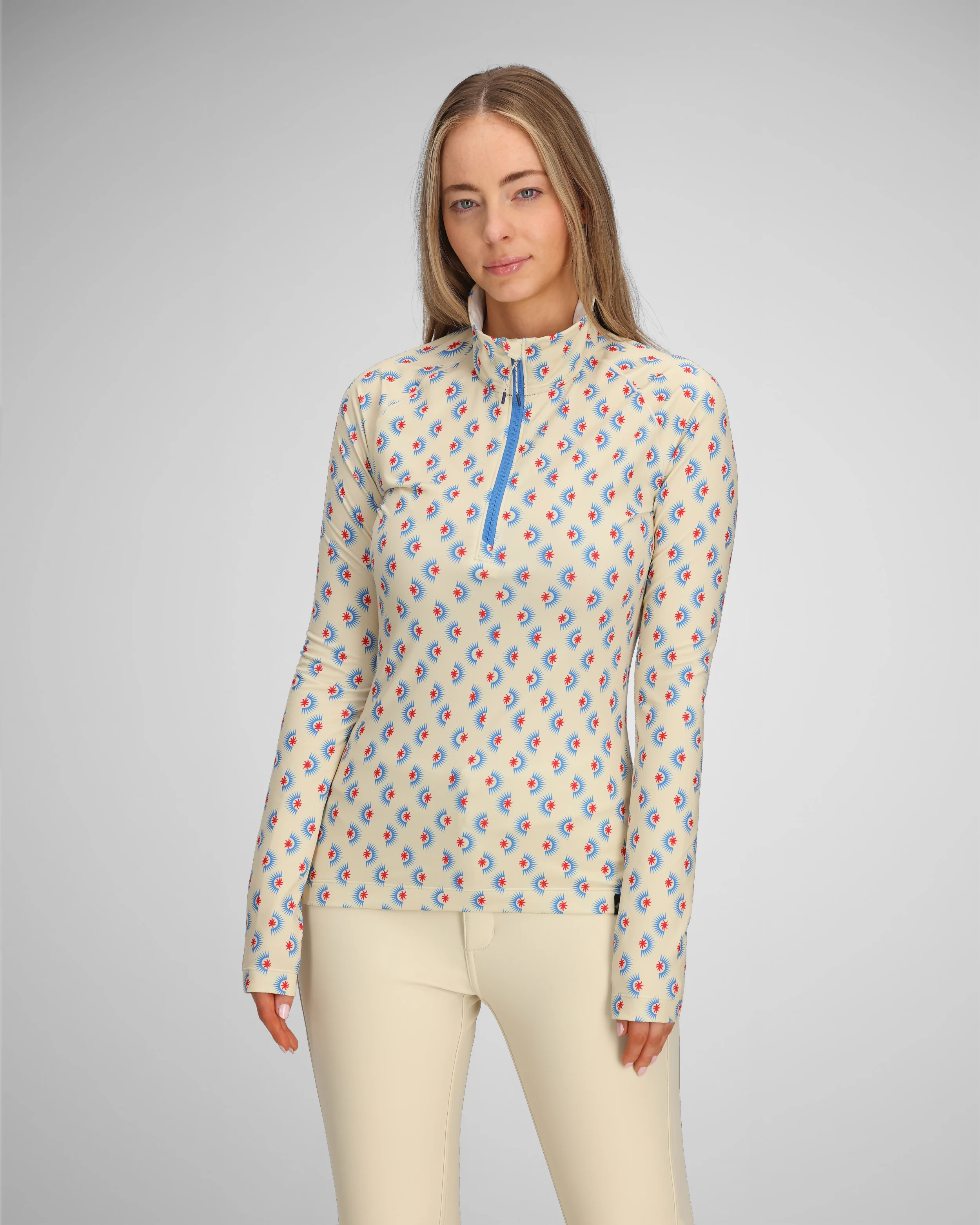 Women’s ¼ Zip Baselayer Top - Image 21