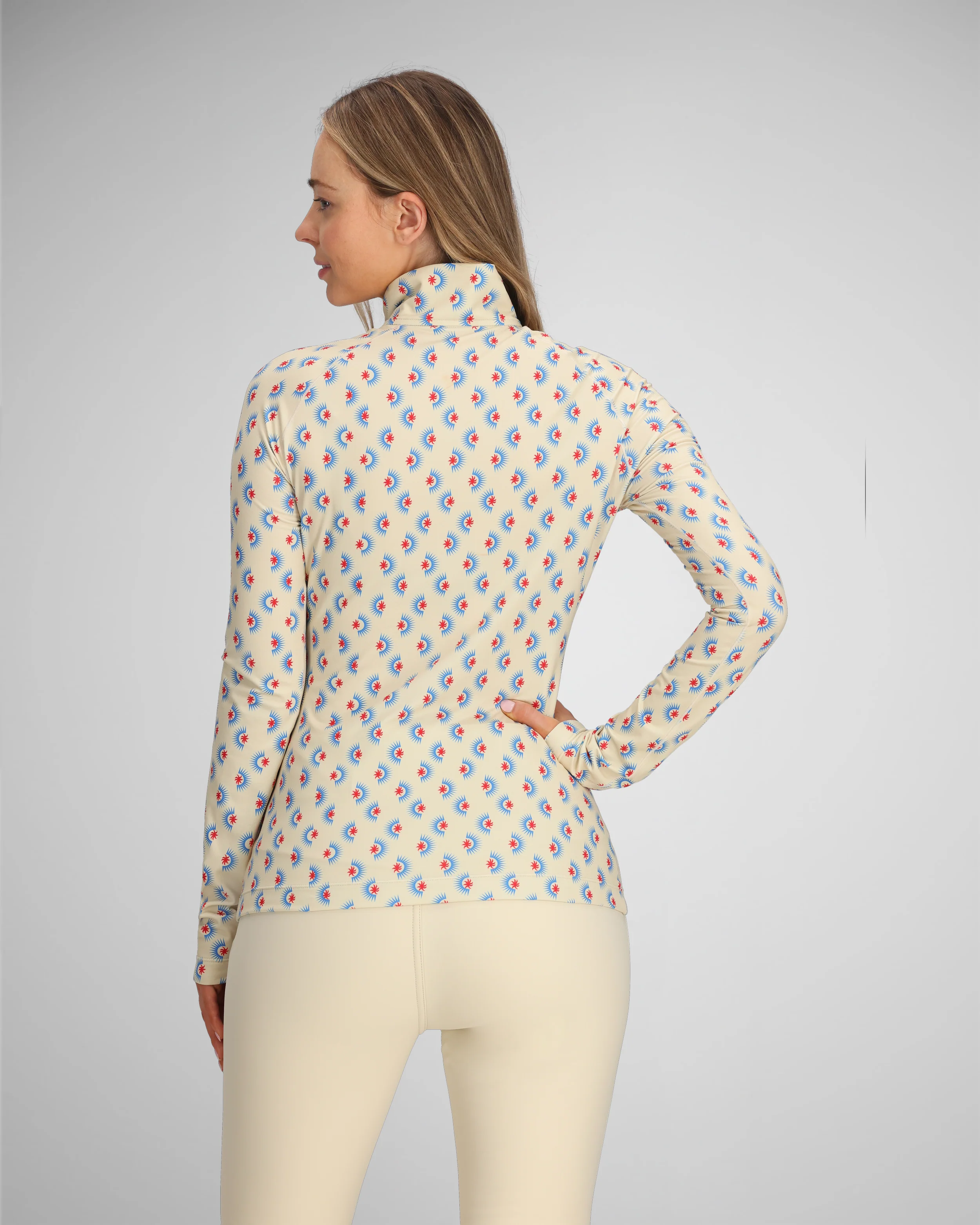 Women’s ¼ Zip Baselayer Top - Image 36